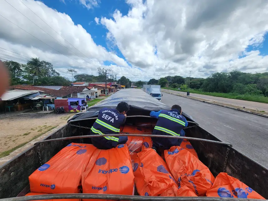 Sefa apreende carga de filtros industriais avaliada em mais de R$ 664 mil no nordeste do Pará