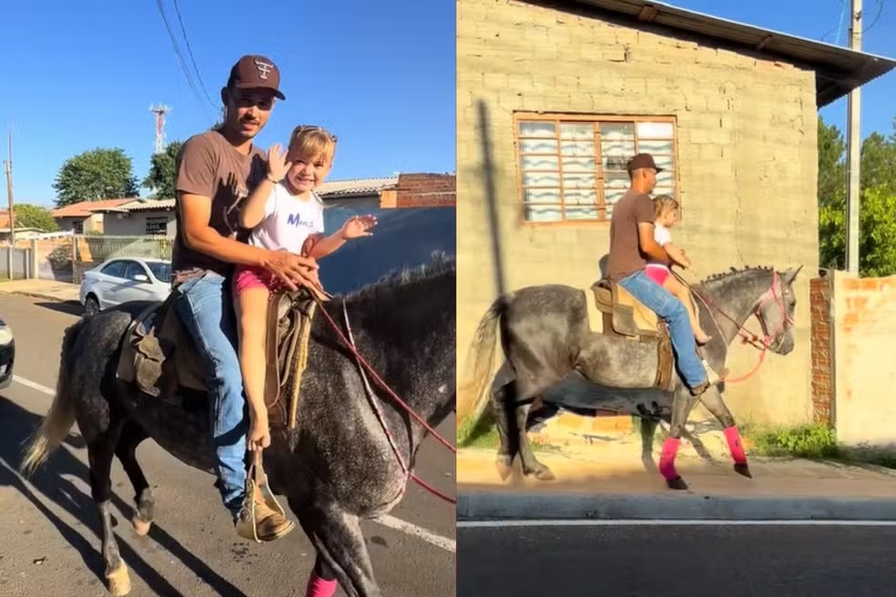 A cena foi registrada em vídeo e viralizou nas redes sociais, ultrapassando 1,2 milhão de visualizações