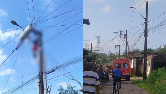 Homem morre eletrocutado ao tentar fazer ligação clandestina em Ananindeua
