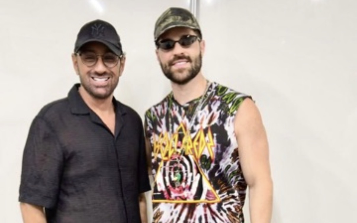 Jefferson Goldenberg e o DJ Alok, uma das atrações do carnaval de Cametá, que teve toda a estrutura assinada pela JefferSom, por mais um ano. 
