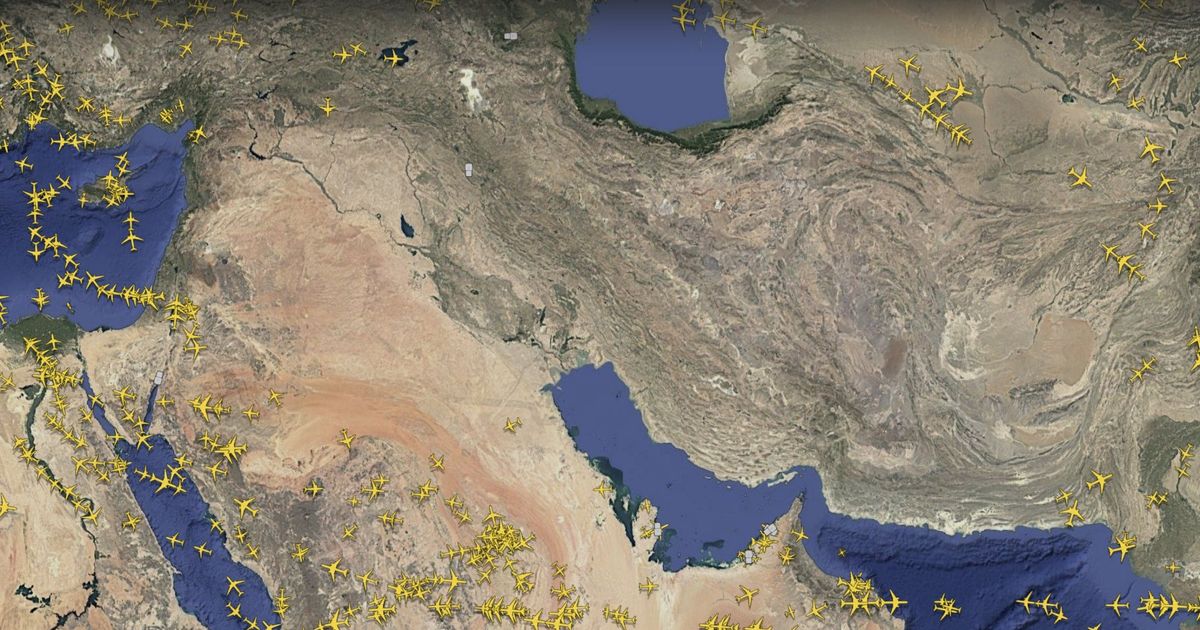 A tensão fechou o espaço aéreo na região do Oriente Médio.