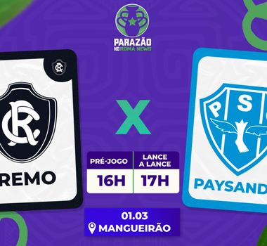 Imagem - Remo e Paysandu fazem o jogo de ida da final do Parazão 2026