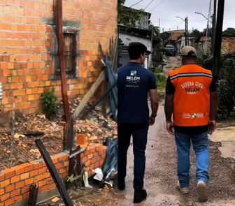 Imagem - Deslizamento atinge oito casas em Icoaraci e prefeitura anuncia apoio às famílias