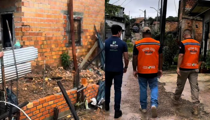 Deslizamento atinge oito casas em Icoaraci e prefeitura anuncia apoio às famílias