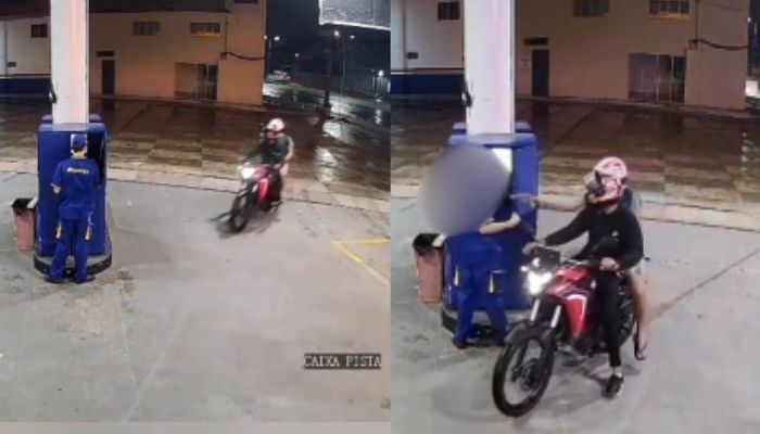 Câmeras flagram assalto a posto de gasolina na BR-316, em Ananindeua