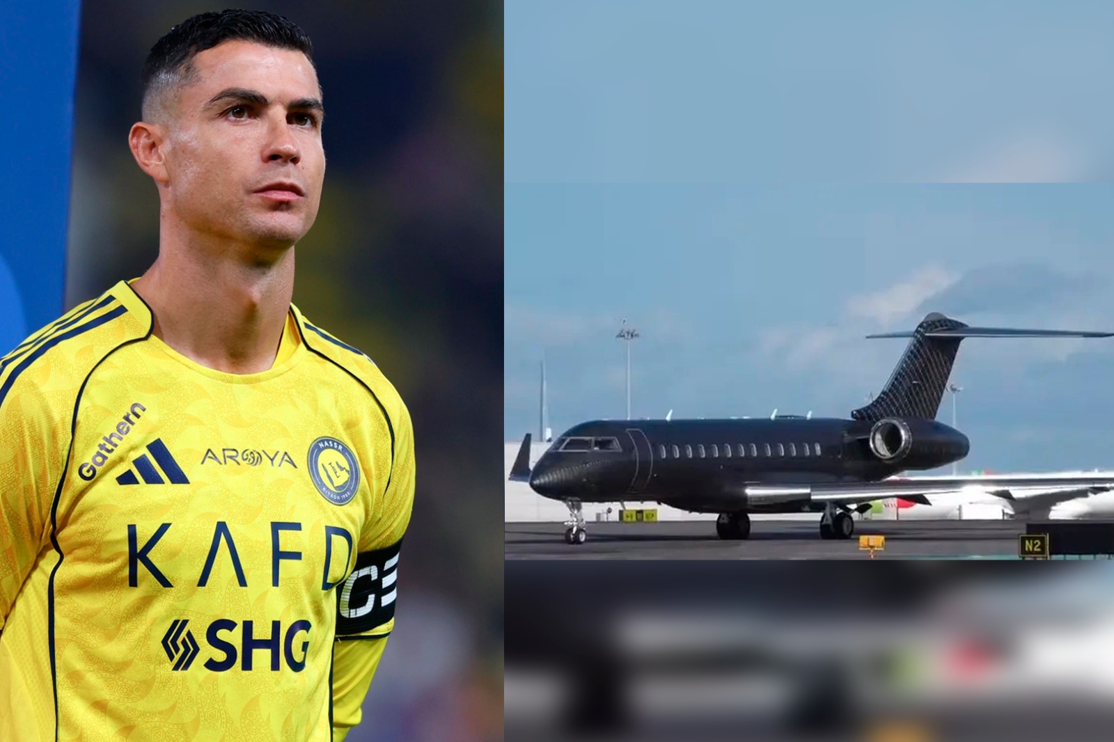 CR7 voo com destino à Europa - 