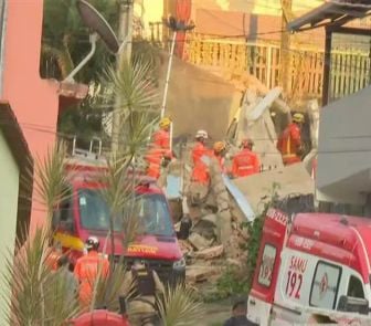 Imagem - Desabamento em asilo de idosos em Belo Horizonte deixa ao menos uma vítima fatal e vários feridos.