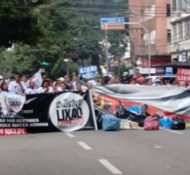 Imagem - Protesto interdita avenida Magalhães Barata, em Belém