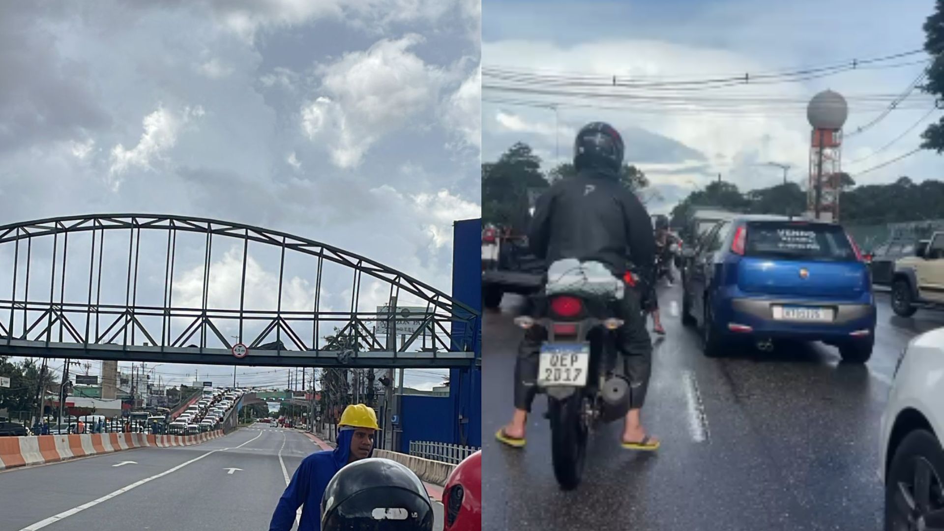 Após passarela ceder na Avenida Júlio Cesar, elevado Daniel Berg é interditado.