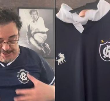 Imagem - Casagrande aparece nas redes sociais com camisa do Clube do Remo