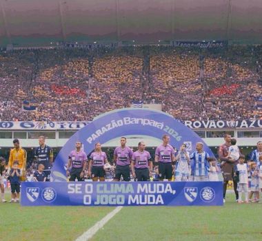 Imagem - Influenciadores participam de ação climática na final do Parazão entre Remo e Paysandu