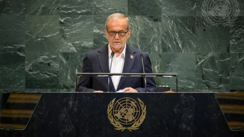 Presidente do Irã Masoud Pezeshkian