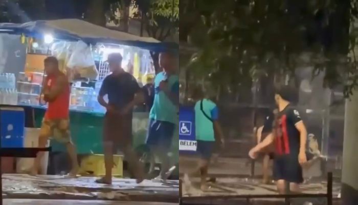 Parada de ônibus próximo à prefeitura de Belém é alvo de criminosos