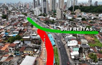 Interdição da Avenida João Paulo II para obras do viaduto começa hoje; confira o trecho