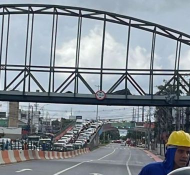 Imagem - Passarela que cedeu na Avenida Júlio César será retirada e trecho da via ficará interditado em Belém