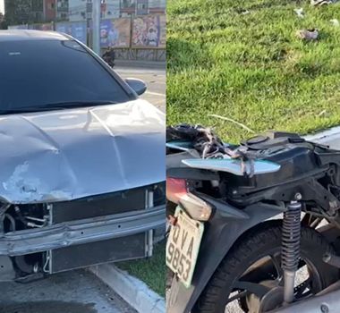 Imagem - Motociclista morre após colisão com carro na BR-316, em Ananindeua