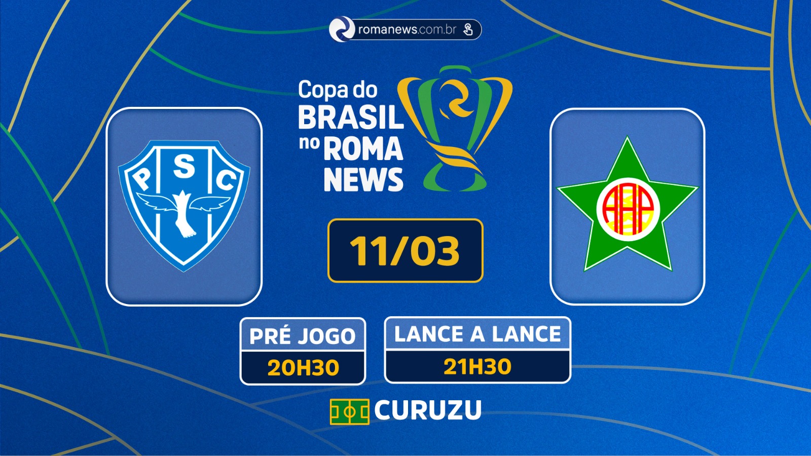 Imagem - Acompanhe o pré-jogo de Paysandu x Portuguesa-RJ pela Copa do Brasil