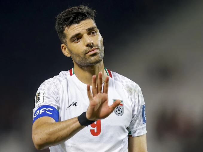 Atacante Taremi, craque da seleção iraniana - 