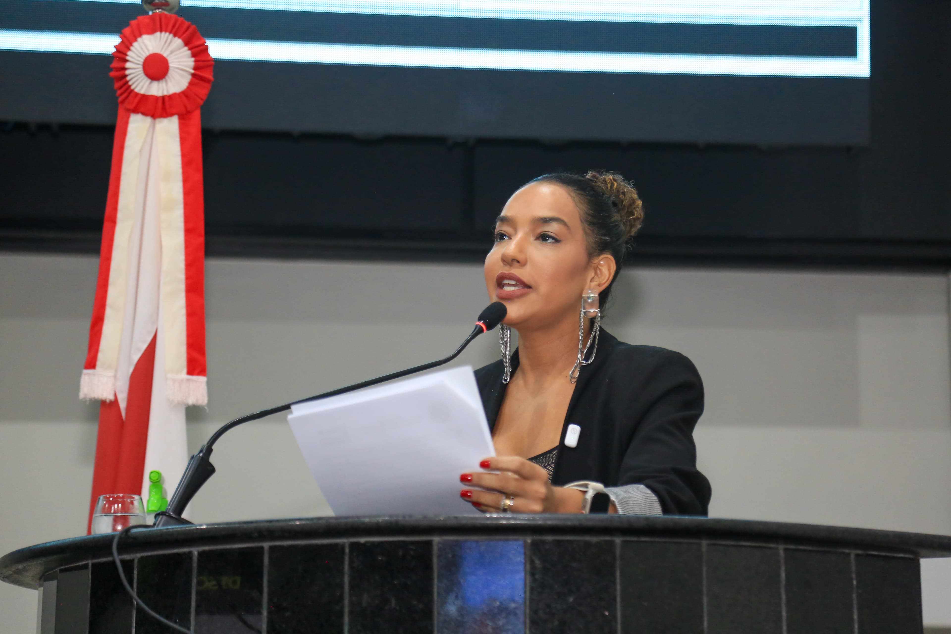 Deputada estadual Lívia Duarte (PSOL). —