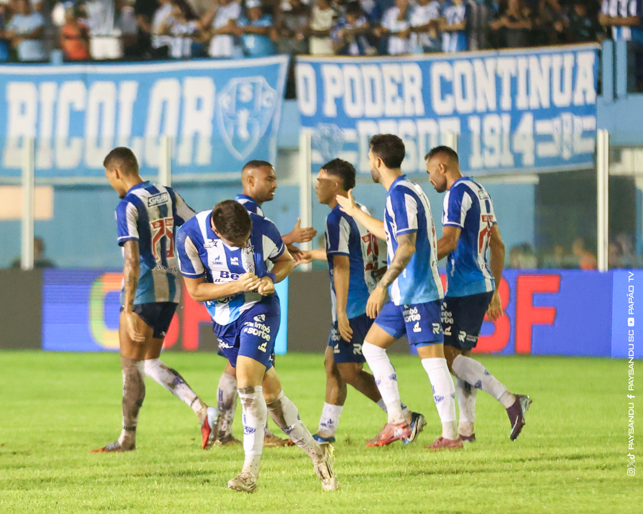 Paysandu goleia a Portuguesa-RJ