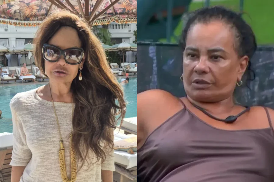 (Atriz Adele Fátima e a colega Solange Couto)