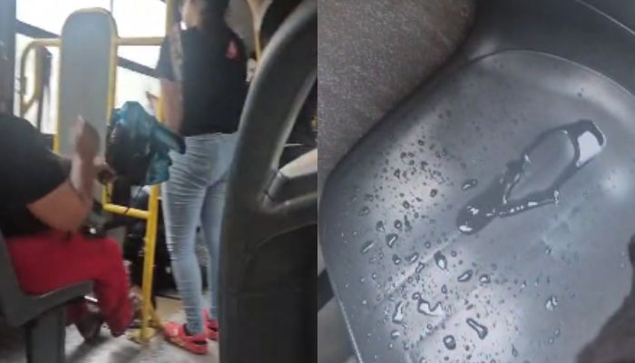 Passageiros denunciam condições precárias de ônibus em Belém durante a chuva