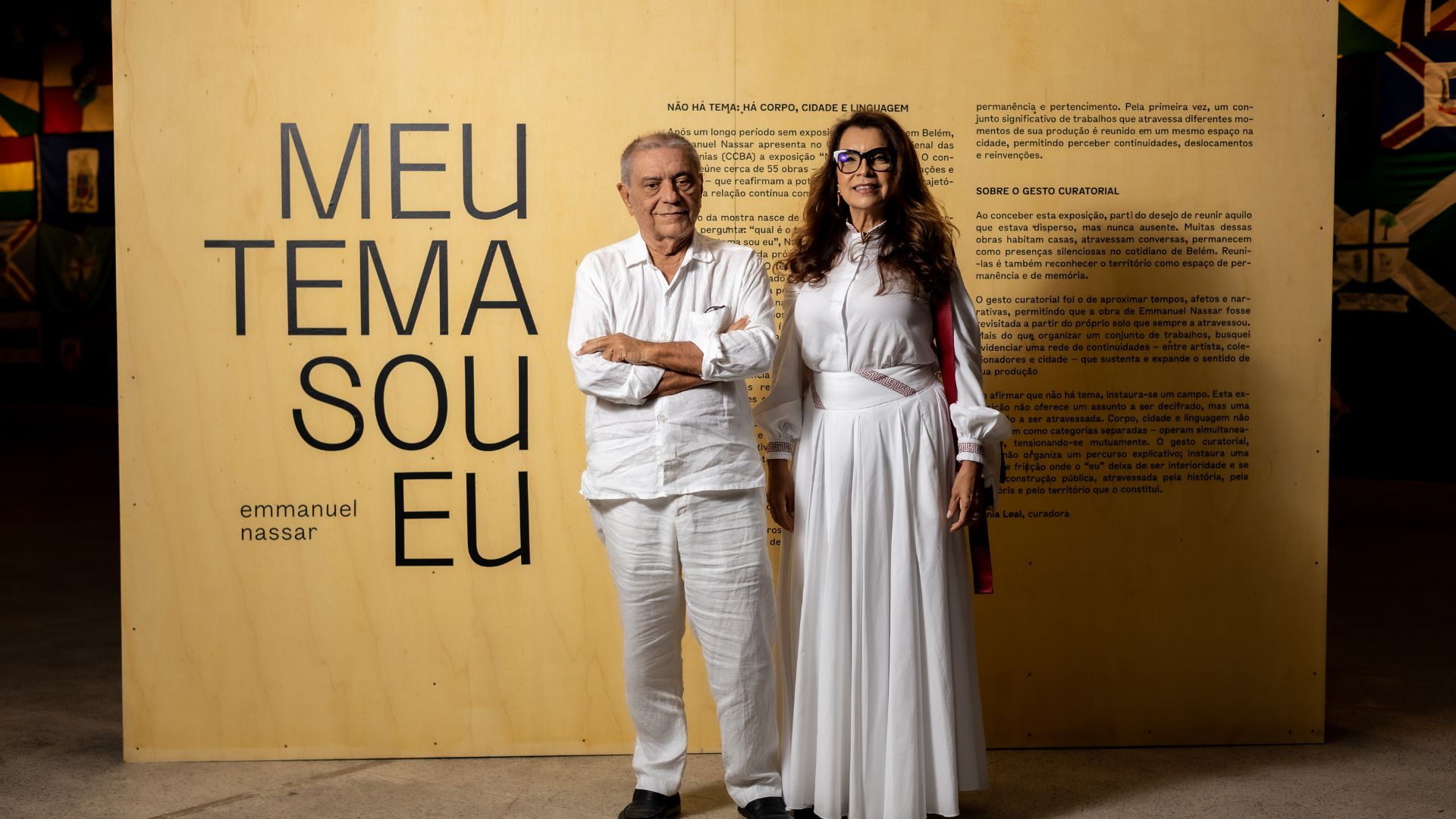 A programação conta com a visita mediada pela curadora Vânia Leal e pelo artista Emmanuel Nassar.
