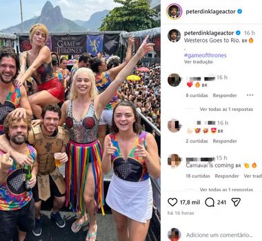 Imagem - Montagens com elenco de Game of Thrones no Rio fazem sucesso nas redes; ator da série publicou