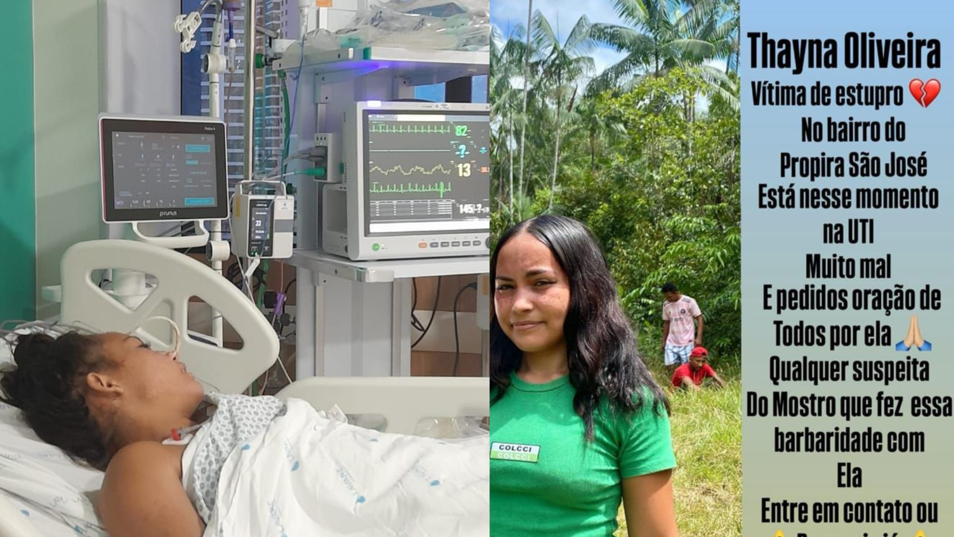 Imagem - Jovem de 18 anos fica em estado grave após estupro em Castanhal