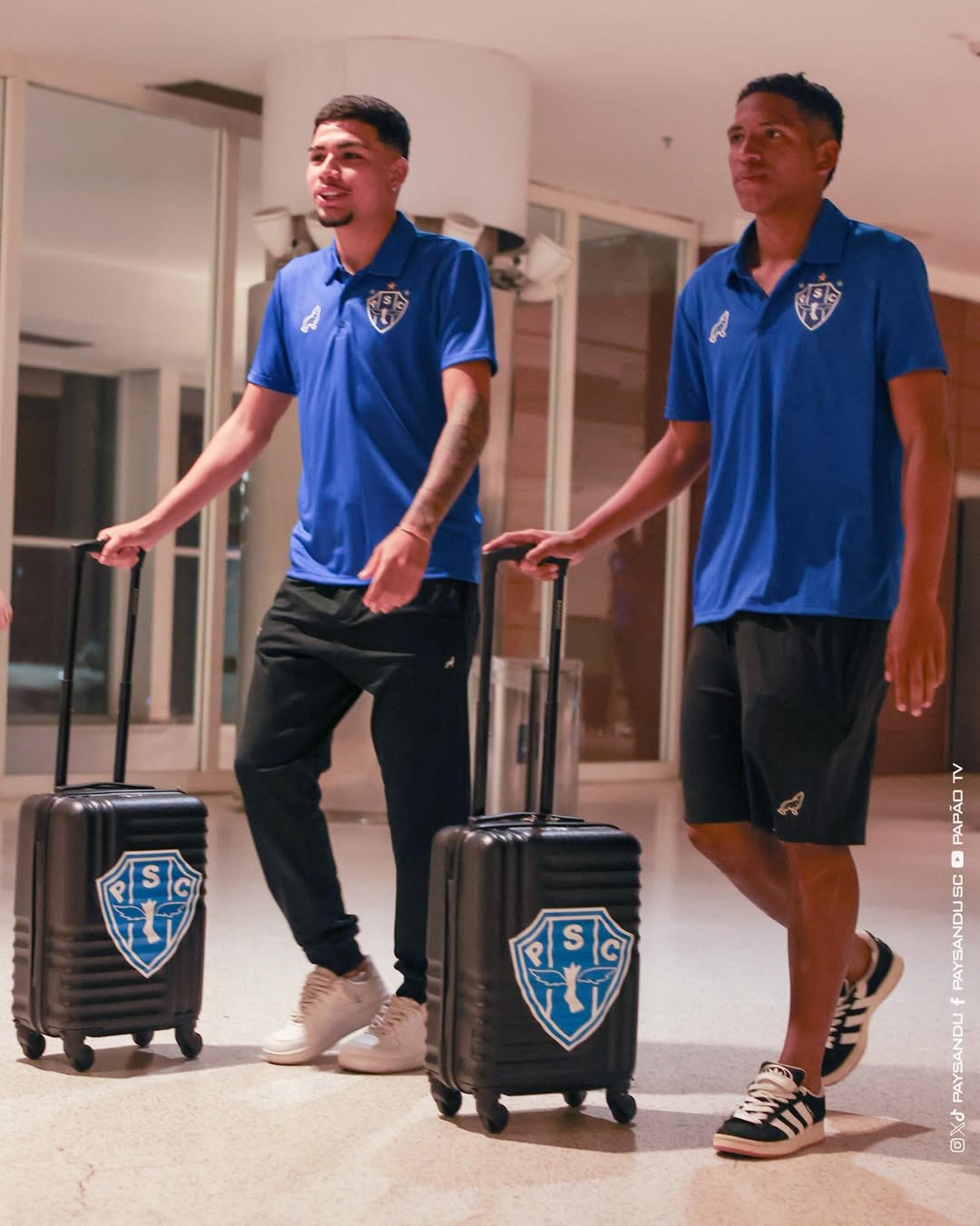 Paysandu desembarcou em São Paulo