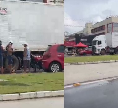 Imagem - Acidente na manhã desta terça-feira dificulta tráfego na BR-316