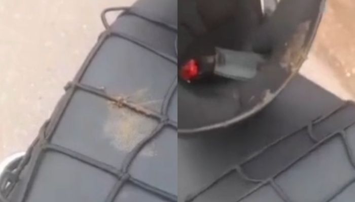 Vídeo: motociclista denuncia passageiro que defecou em moto durante corrida em Belém