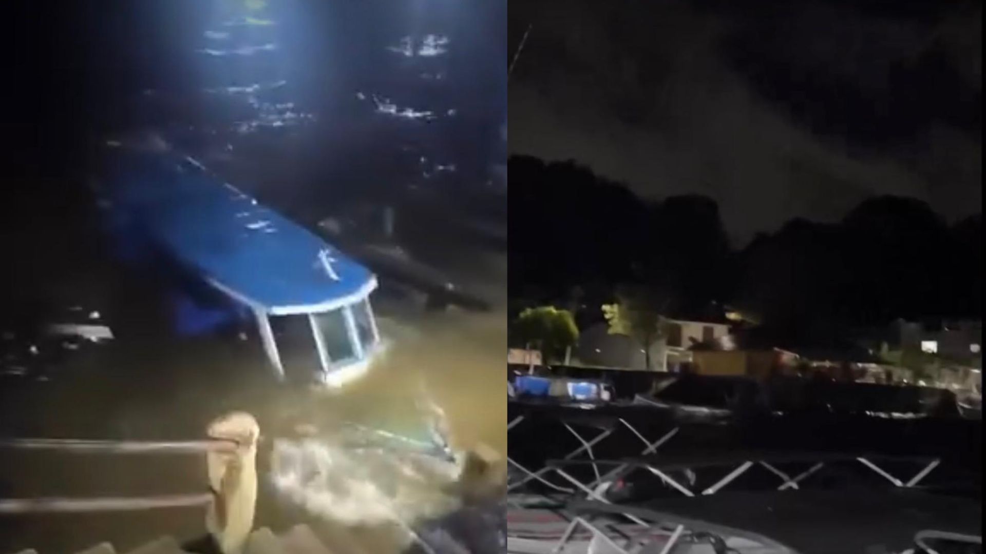 Moradores de Santarém, no Pará, acumulam prejuízos com a forte chuva desta quinta