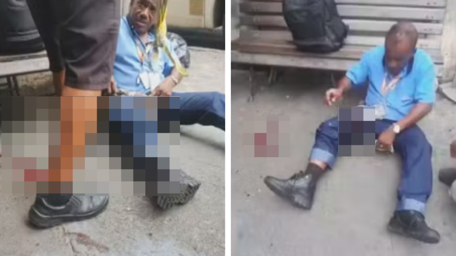 Motorista de ônibus ficou ferido na explosão - 