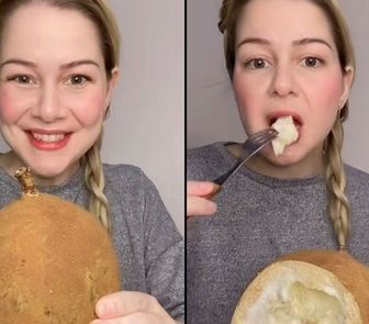 Imagem - Influenciadora viraliza ao comer cupuaçu de forma inusitada
