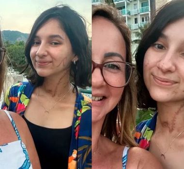 Imagem - Mãe de jovem esfaqueada mais de 30 vezes posta fotos com filha: 'primeiro passeio depois da alta'