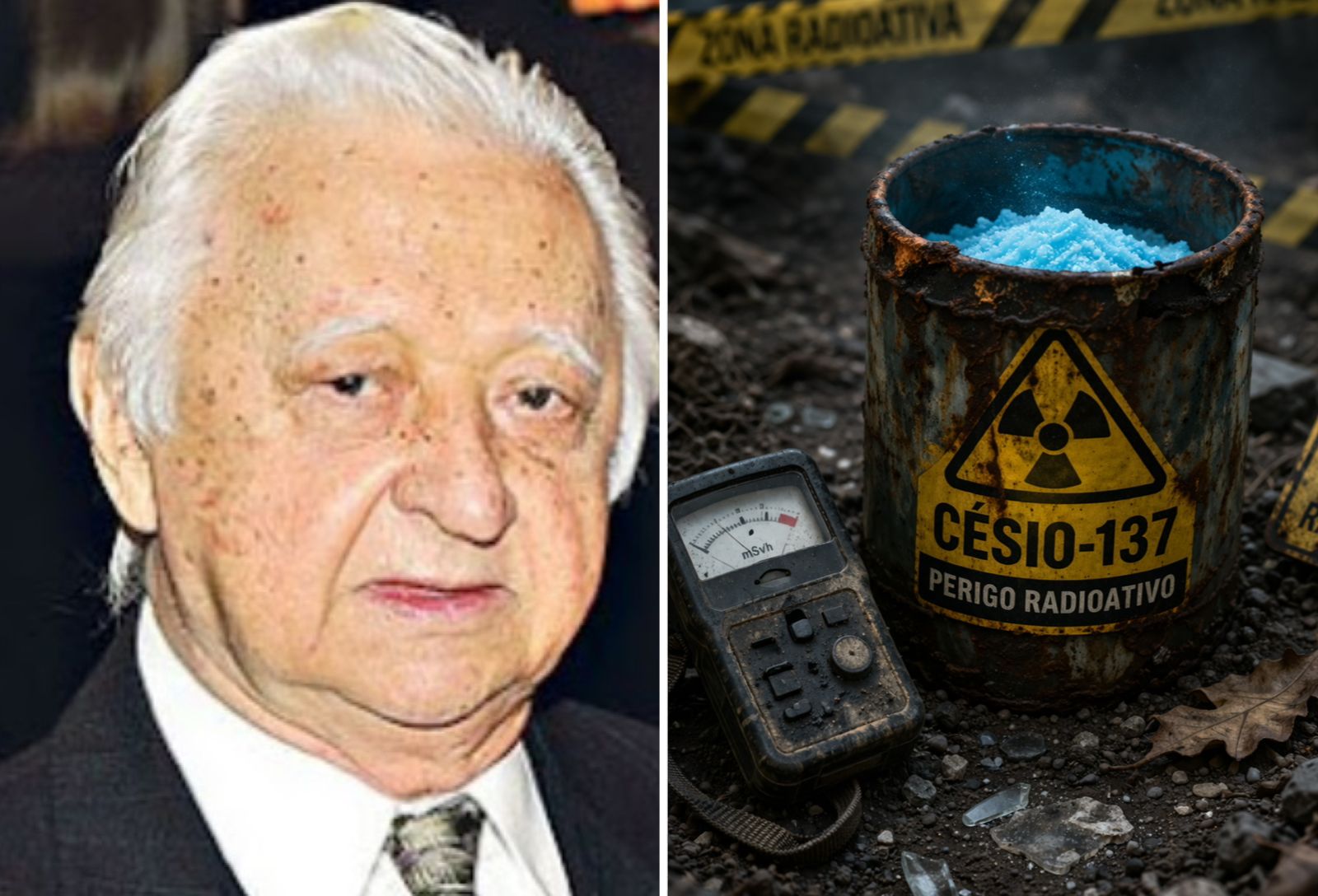 Hélio Gueiros entrou para a história por barrar entrada de 6 mil toneladas de lixo radioativo de césio-137 vindo de Goiânia para o Pará - 