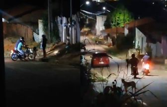Assalto a motociclista é registrado por morador, em Tucuruí