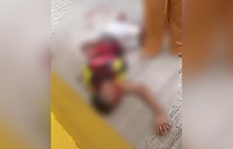 Motociclista bate em mureta do BRT e sofre acidente na Augusto Montenegro