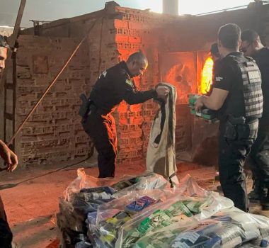 Imagem - Polícia Civil do Pará incinera mais de uma tonelada de drogas em Castanhal