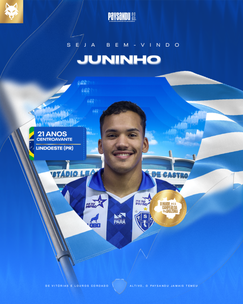Imagem - Paysandu: jovem atacante é anunciado para a sequência da temporada