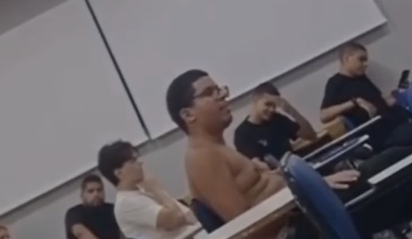 Vídeo: aluno mostra partes íntimas para professora durante aula de Psicologia em universidade