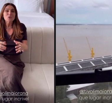 Imagem - Em Belém, Giovanna Antonelli se encanta com vista do hotel Tivoli Maiorana: 'Espetáculo'