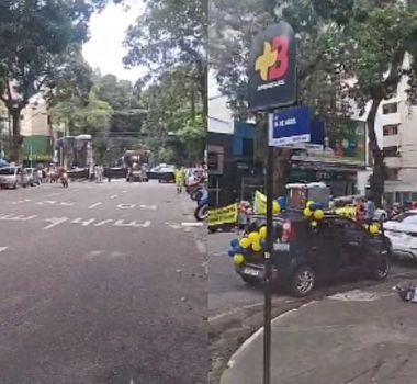 Imagem - Protesto fecha Magalhães Barata, principal via de Belém; acompanhe