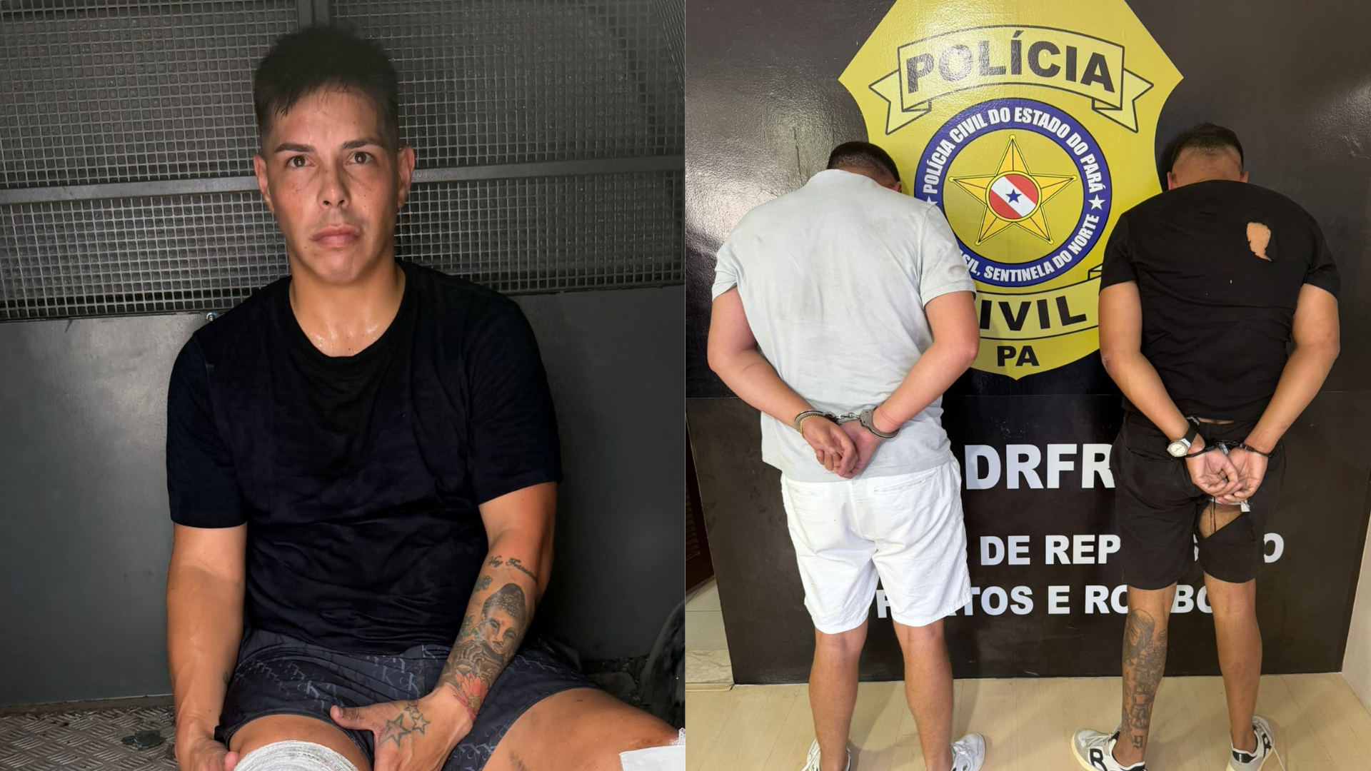 Imagem - Ação em São Brás termina com suspeito baleado, dois presos e um foragido