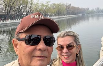 Ingrid e Manuel Macedo em férias pelo continente asiático