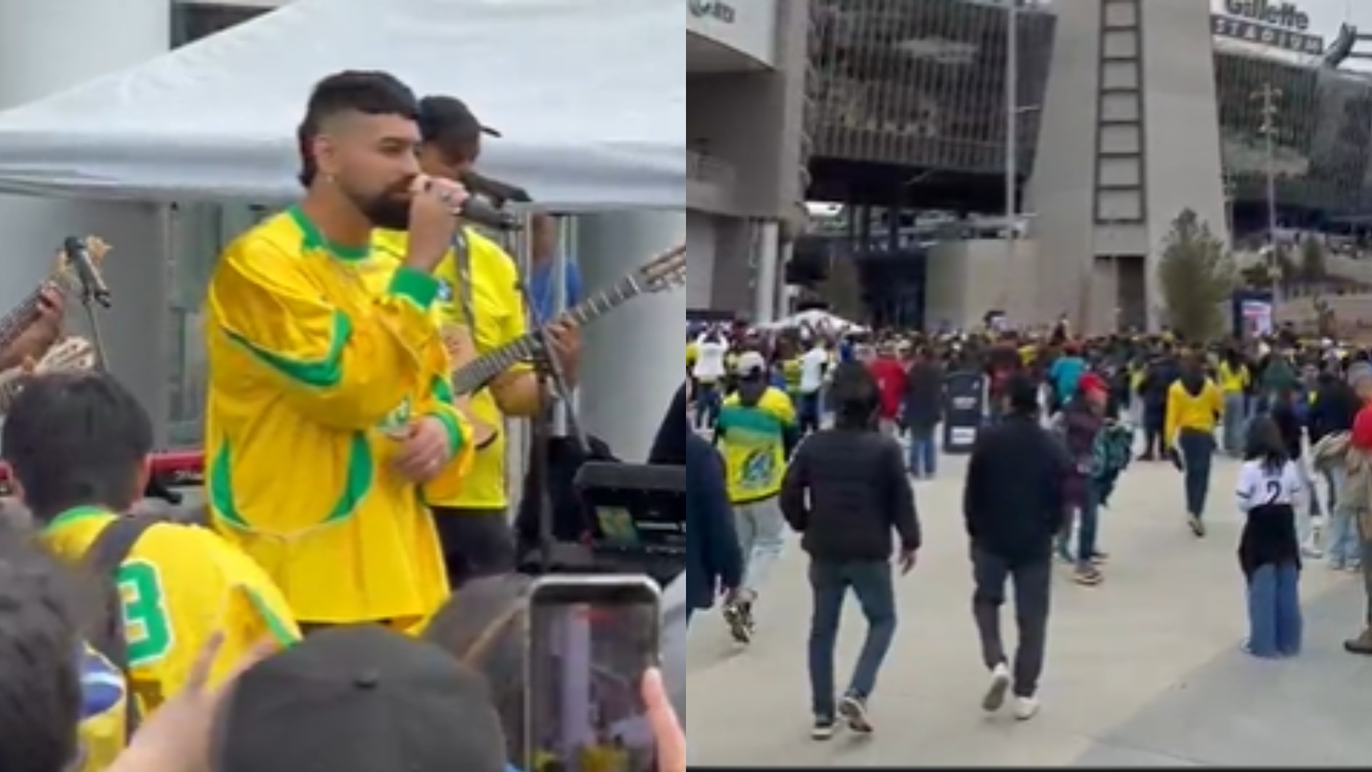 Imagem - Dilsinho anima torcedores com show antes de Brasil x França nos EUA
