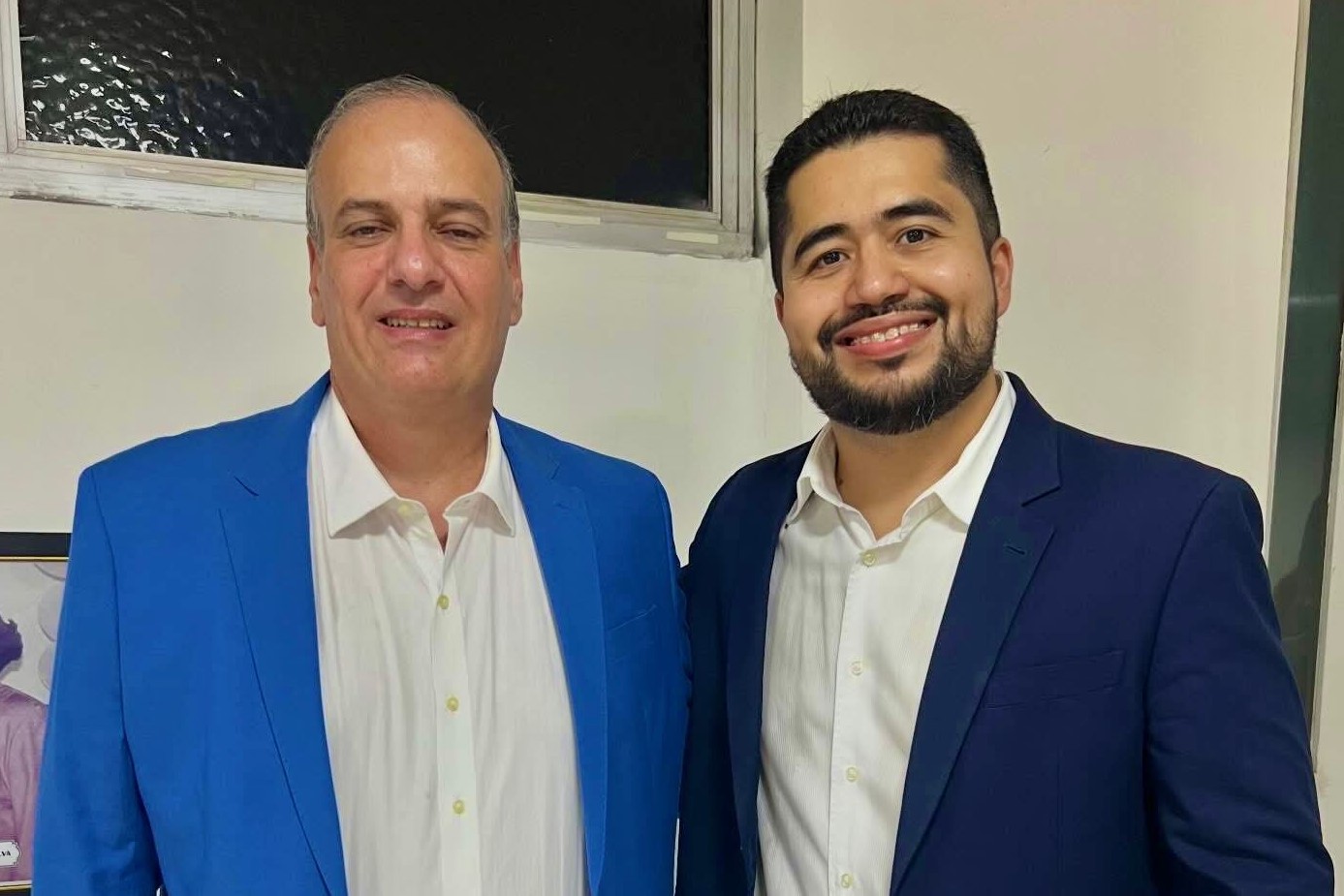 Ex-presidente da Ceasa Fabricio Gama e o atual, Raimundo Santos Júnior