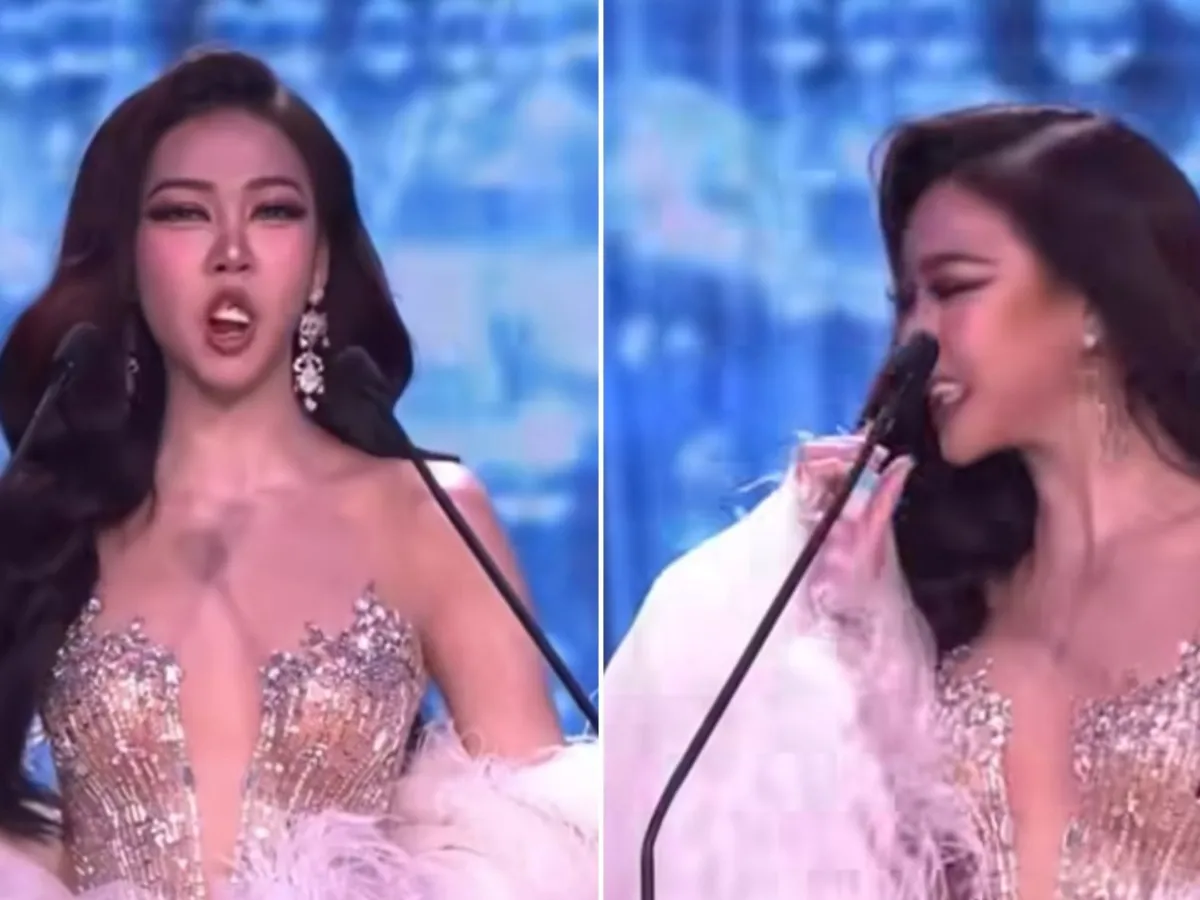 Um incidente inusitado marcou uma das etapas preliminares do concurso Miss Grand Thailand 2026 na última quarta-feira (25). —