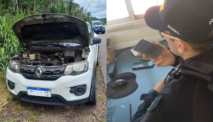 PRF recupera carro roubado na BR-316 e dono se emociona ao receber notícia